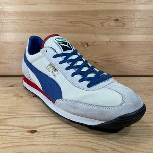 PUMA Easy Rider Casual Lifestyle Shoes Men’s 14 White Blue Red Retro 363129-02